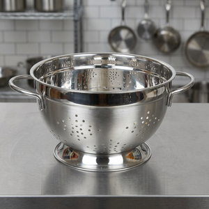 Passoire en acier inoxydable écologique avec poignées, passoire de cuisine durable de Mayur Exports Rajasthan - Product Image 6