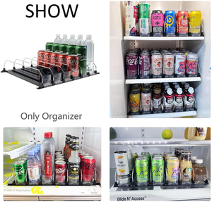 スーパーマーケット大容量調整可能飲料ディスペンサーセルフプッシングソーダ缶オーガナイザードリンクプッシャー小売店冷蔵庫 - Product Image 5