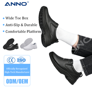 <span class=keywords><strong>Scarpe</strong></span> da Lavoro ANNO Wide Fit Antiscivolo <span class=keywords><strong>per</strong></span> Chef, Comode e Spaziose, con Suola Spessa e Rialzo Interno - Product Image 1