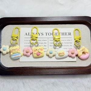 " Chenxi Original "   Porte-monnaie mignon et adorable Butter Bear, porte-clés anti-perte avec pendentif fleur pour cartable - Product Image 1