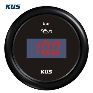 KUS SEA-V 시리즈 52mm 디지털 오일 압력 게이지 12V/24V 범용 보트용 - Product Image 3