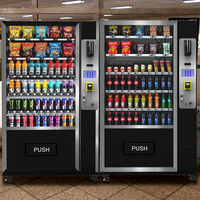 Máquina Expendedora Combinada de Aperitivos y Bebidas ZhongDa 2026 para Uso Comercial en Alemania con Función SDK