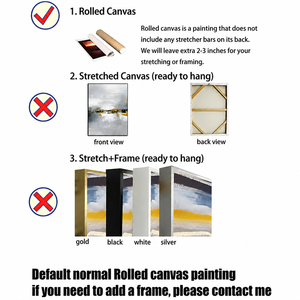Dipinto a Olio Astratto Moderno di Lusso con Foglia d'Oro, 100% Fatto a Mano, <span class=keywords><strong>Arte</strong></span> Murale su Tela con Texture 3D per Hotel e Uffici - Product Image 6