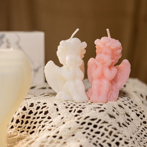 <span class=keywords><strong>2025</strong></span> nouveauté meilleur vendeur mignon ange Style cire de soja bougies parfumées à la main pour les <span class=keywords><strong>vacances</strong></span> de bébé tels Thanksgiving Diwali pâques - Product Image 1