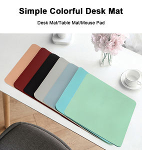 แผ่นรองเม้าส์หนังขนาดใหญ่พิมพ์ลายได้ตามต้องการมีหลายสีแผ่นรองเมาส์ขอบเย็บกันน้ำสำหรับโฮมออฟฟิศ - Product Image 6