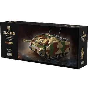 QuanGuan 100306 Nuevo Destructor de Tanques del Segundo Mundo, Modelo <span class=keywords><strong>StuG</strong></span>.III G, Escala 1:28, Juguetes de Construcción DIY para Niños, Juego de Bloques de Construcción - Product Image 1