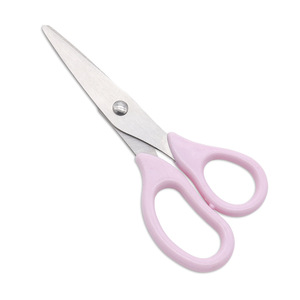Jolies ciseaux pour étudiants, en acier inoxydable, manche rose, pour enfants, usage au bureau, multi-usages - Product Image 3