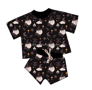 Ensemble de vêtements pour bébé garçon cool et décontracté, <span class=keywords><strong>t</strong></span>-<span class=keywords><strong>shirt</strong></span> surdimensionné en coton et short, tenue 2 pièces pour bébé - Product Image 6