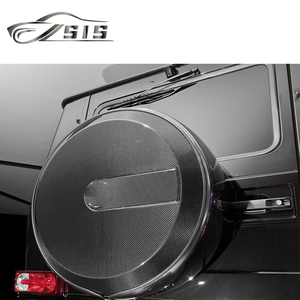 G Wagon ฝาครอบล้อ G63 G550 G500 W463a สำหรับ W464 2018-2022ปีวัสดุคาร์บอนไฟเบอร์แห้งอะไหล่ฝาครอบยางรถ - Product Image 5