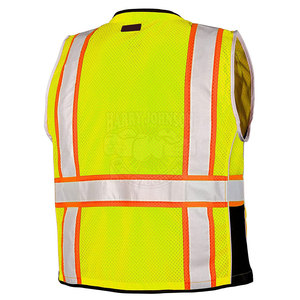 Chaleco de Seguridad de Alta Visibilidad Personalizado con Logotipo y Diseño de Primera Calidad para Hombre y Mujer, Tejido Transpirable, Ropa de Trabajo, Chaleco de Seguridad para Exteriores - Product Image 3