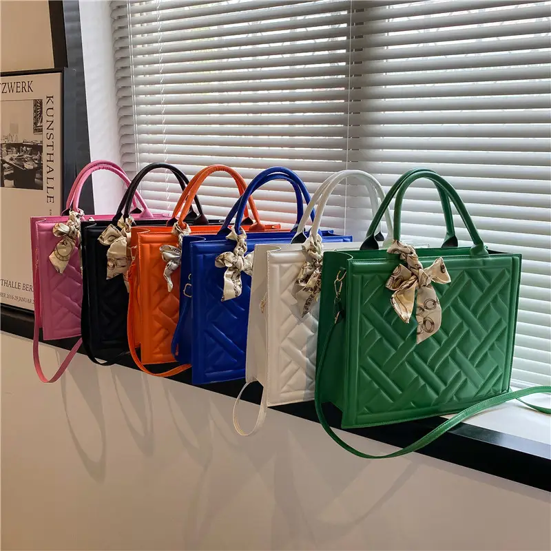 Women Mini Small Square Pack Shoulder Bag Fashion Silk Scarf Designer Messenger Crossbody Bag Clutch Wallet Purse And Handbags