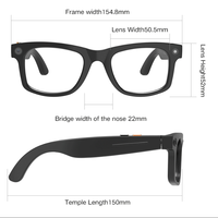 Lunettes intelligentes AI avec caméra HD 4K 1080p, enregistrement vidéo, ChatGPT intégré, batterie 2000 mAh, assistant IA et traducteur