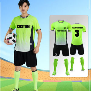 طقم زي موحد لكرة القدم مريح للتدريب من البوليستر عالي الجودة - Product Image 1