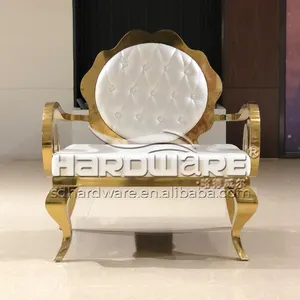 Престольный стул Королевского золотистого цвета с изображением подсолнуха