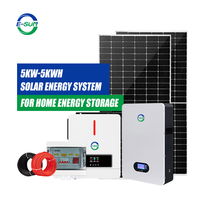 Système d'énergie solaire hybride ESUN 3 kW 6,2 kW, système de stockage d'énergie domestique hors réseau 5 kWh 10 kWh, ensemble complet avec panneau solaire