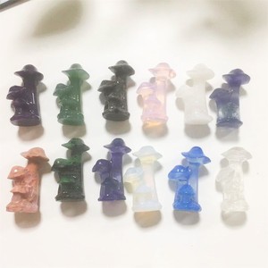Wholesale Hand Carved Crystal Crafts Natural Crystal Gemstone Multi Materials Mini Crystal Carving