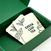Sachet alimentaire à trois soudures latérales, impression personnalisée prise en charge, pochette plate pour l'emballage de thé, café et poudres