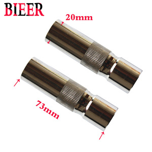 Bier Welding Torch Nozzle 20mm Diameter 73mm Length Copper Plated For CO2 Gas Shielded Welding - Product Image 1