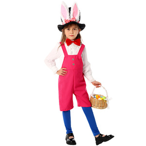 Costumes de Lapin de Pâques et de Carotte pour Enfants de 5 à 7 Ans – Tenues de Performance et de Cosplay Printemps 2025 - Product Image 2