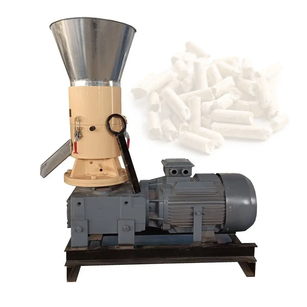 Biomassa segatura pellet di legno macchina lolla di riso pellet pressa mulino impianto di pellet di legno
