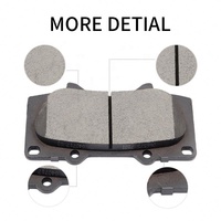 Plaquettes de frein de haute qualité MB 134 815/MB 151 323/MB 377 821/XB 377 821/D6004 pour voitures japonaises