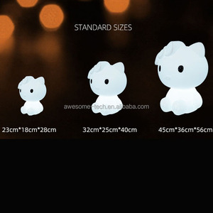 <span class=keywords><strong>Hello</strong></span> <span class=keywords><strong>Kitty</strong></span> Ánh Sáng Ban Đêm Điều Khiển Từ Xa Trong Nhà Cạnh Giường Ngủ Ánh Sáng Sáng Tạo Nhà Thông Minh Ánh Sáng - Product Image 6