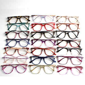 Oferta Especial Precio de Fábrica Fabricantes Mayoristas Monturas de Gafas Ópticas de Acetato con Decoración de Metal - Product Image 4