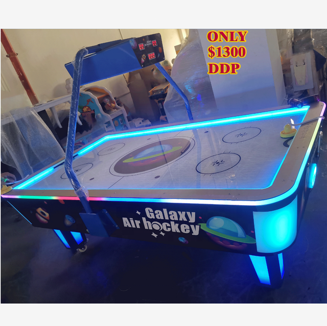 Coin Operated Arcade Hockey Air Hockey Machine Lottery Ticket Redemption Air Hockey Table Game Machine