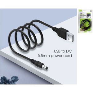 <b>Usb</b> To Dc <b>Power</b> Cord 5.5Mm For Electronics Charging - Product Image 1