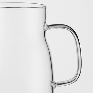 CnGlass عالي الجودة صانعة شاي البورسليكات وعاء قهوة آمن من الموقد مع مصفاة من الفولاذ المقاوم للصدأ - Product Image 6