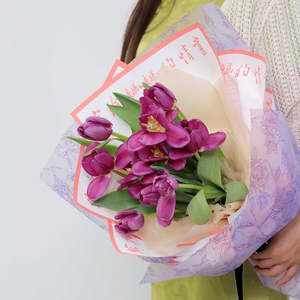 Nhà Máy Trực Tiếp Bán Buôn Dual-Bên Matte Kết Thúc Hoa Mô Hình In Ấn Không Thấm Nước Hoa Giấy Gói Cho Người Bán Hoa Nguồn Cung Cấp - Product Image 5