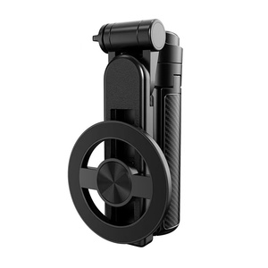Mini Pocket Magnetic Selfie Stick Chân Máy ABS Hợp Kim Nhôm 2Kg Tải Ánh Sáng Di Động Nhỏ Gọn Cầm Tay Điện Thoại Chủ Xoay - Product Image 6