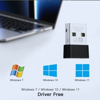 Adaptateur Wifi USB 2.0 Mini USB Wi-Fi 6 802.11ax 300 Mbps Dongle Wifi AX300 Carte Réseau Sans Fil
