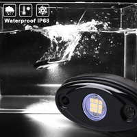 LLevo-Luz led de rock para camioneta, accesorio para coche, camión, barco, multicolor opcional, 9 luces led