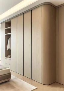 Silver <b>Aluminum</b> Alloy Strong Arc-Shaped Inner Lining Filling <b>Strip</b> Board for Wardrobe Decorative Corner Sealing <b>Strip</b> - Product Image 3