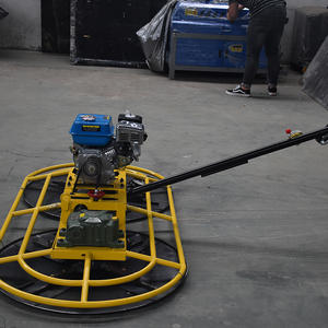 Ciment haute efficacité chaussée polissage essence diesel béton soutenu à la main Double panneau meuleuse sol paillettes plus lisse - Product Image 6