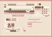 Clavier mécanique de mode rose chocolat à la fraise mignon, personnalisable, sublimation, matériau PBT, touches pour adolescents