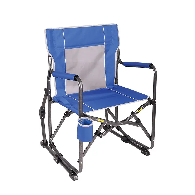 ייצור מקצועי זול נדנדה כיסא חיצוני במלאי מתקפל כיסא