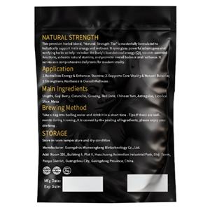 Thé au Ginseng Bio pour la Vitalité Masculine – Formule Herbal Naturelle pour l'Amélioration des Performances <span class=keywords><strong>et</strong></span> l'Énergie – Sachet de Thé Marque Privée - Product Image 6