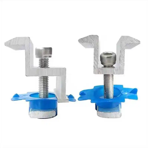 ตัวหนีบยึดแผงโซลาร์เซลล์แบบกลางและแบบปลาย ทำจากอะลูมิเนียม - Product Image 2