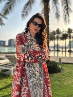 Abaya Plisado Estilo Miyake ODM para Mujer Vestido Islámico de Oriente Medio Estampado Talla Grande Túnica Modesta Vestidos Tradicionales para Iglesia para Damas Altas