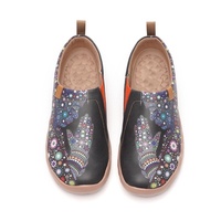 Nouvelles espadrilles plates à enfiler pour femmes, en toile, avec semelle intermédiaire en EVA et imprimé floral, style marche, toutes tailles