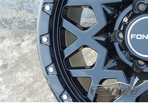 Jante en alliage d'aluminium modifiée de <span class=keywords><strong>16</strong></span> <span class=keywords><strong>pouces</strong></span> avec finition couleur canon de fusil pour Citroën C2 Elysee C-Quatre Peugeot <span class=keywords><strong>2008</strong></span> Windwing - Product Image 4