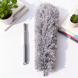 Plumeau à poussière extensible 1,4 m, outil de nettoyage en profondeur électrostatique - Product Image 1