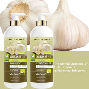 Shampooing et après-<span class=keywords><strong>shampoing</strong></span> pour cheveux noirs hydratants à l'ail de bonne qualité, antipelliculaire - Product Image 6