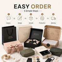Boîte cadeau pliante magnétique en matériaux recyclés, structure rigide, logo personnalisé, impression UV, feuille d'argent/d'or pour emballage de luxe