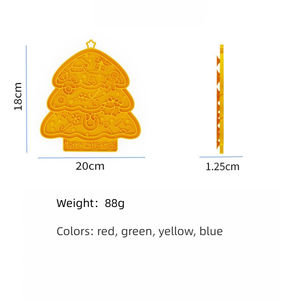 Christmas Tree Dog Lick Mat Slow Feeder mit rutsch fester Saugnapf-Silikon matte zur Verhinderung von Ersticken und Durch einander für Katzen und Hunde - Product Image 6