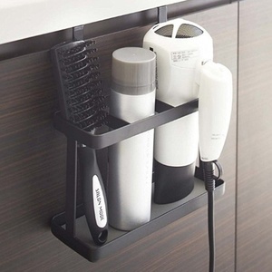 Support <span class=keywords><strong>mural</strong></span> multifonctionnel en métal <span class=keywords><strong>à</strong></span> un niveau, sans perçage, pour sèche-<span class=keywords><strong>cheveux</strong></span>, brosses, fers <span class=keywords><strong>à</strong></span> boucler et peignes – Style nordique pour chambre <span class=keywords><strong>à</strong></span> coucher - Product Image 3