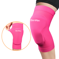Genouillères de yoga souples personnalisées pour la gymnastique et le volley-ball, genouillères de sécurité pour femmes