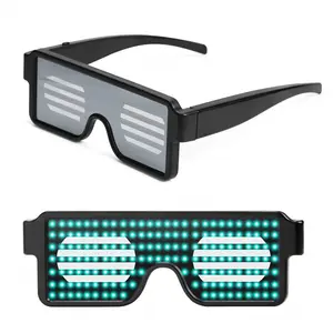 Rechargeable Light Up LED Flashing Glasses Festival Rave Party LED Eye Glasses , LED Glasses for Party